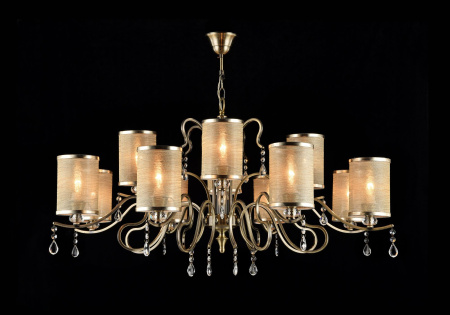 Люстра 12*E14 40Вт Бронза Антик IP20 Faust FR2300-PL-12-BZ Freya