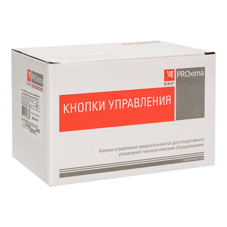 Кнопка AS-22N "Пуск-Стоп" прямоугольная 220В NO+NC PROxima EKF