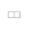 Рамка пластиковая Voltum S70 на 2 поста, (белый матовый)