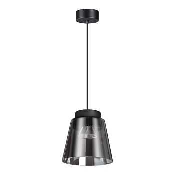 Св-к накл.св/д,длина провода 2м IP20 LED 4000K 24W корпус черн./плафон дымч.ARTIK NOVOTECH