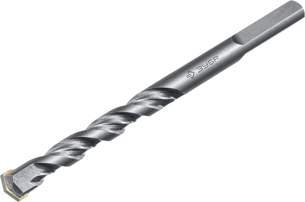 ПРОФЕССИОНАЛ 10 x 120 мм сверло по бетону усиленное, 3-х гранный хвостовик ЗУБР