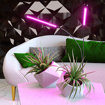 Светодиодный светильник для растений на прищепке 16 Вт FT-005 черный Elektrostandard