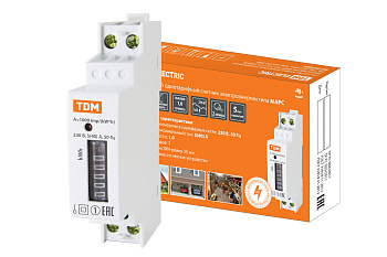 Счетчик без поверки (измеритель потребляемой электроэнергии) МАРС-б/п-1,0-11-Р1-5(40)-М (1ф, 1тар, d