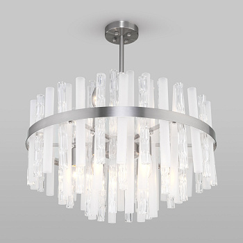 Потолочная люстра умный дом 9*E14 60Вт никель IP20 Hollis (367/9 Smart никель) Bogate's