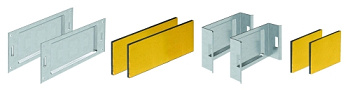 Комплект для обеспечения степени защиты IP44 в местах соединения секций лотков 100х80, цинк-ламельный DKC