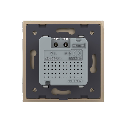 Датчик движения с сенсорным выключателем Золотой Livolo