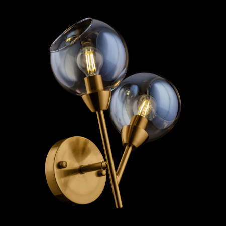 Настенный светильник (бра) 2*E14 40Вт Латунь антик IP20 Sherry FR5121WL-02G Freya