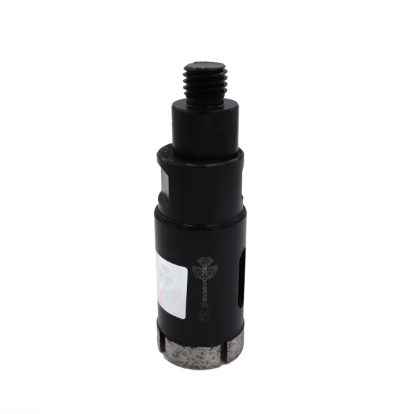 Коронка алмазная по керамограниту 32 мм Серебряная пайка GCB772 Trio-Diamond