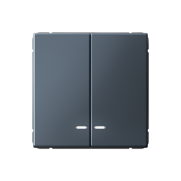 ARTGALLERY 2-клавишный ВЫКЛЮЧАТЕЛЬ с подсветкой, сх.5а, 10АХ, механизм, ГРИФЕЛЬ Systeme Electric