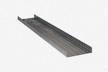 Лоток глухой ЛМГ 75х50х2000 УТ1,5, оцинкованный лист, S1,0