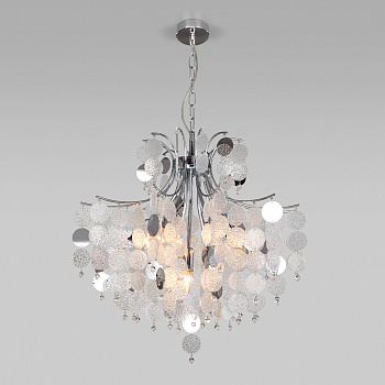 Умный подвесной светильник 9*E14 60Вт хром IP20 Bolla (335/9 хром) Bogate's