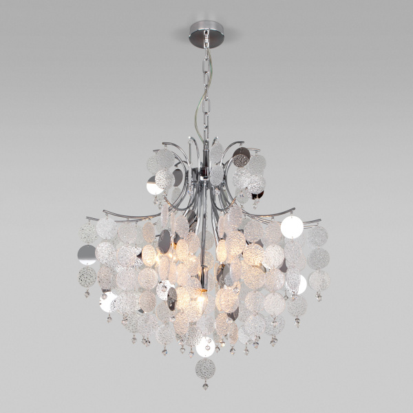 Умный подвесной светильник 9*E14 60Вт хром IP20 Bolla (335/9 хром) Bogate's