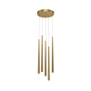 Подвесной светильник 5*LED 30Вт Латунь IP20 Cascade MOD132PL-L36BSK2 Maytoni