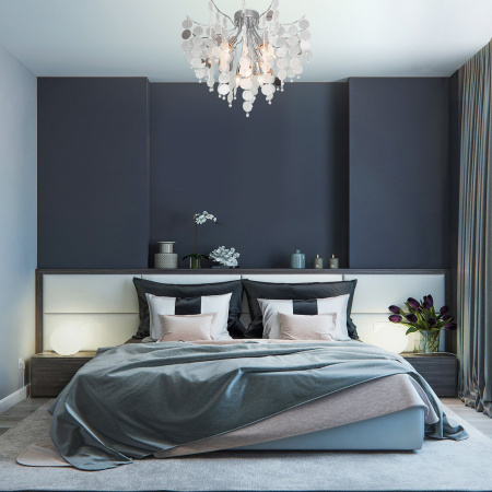 Умный потолочный светильник 9*E14 60Вт хром IP20 Bolla (334/9 хром) Bogate's