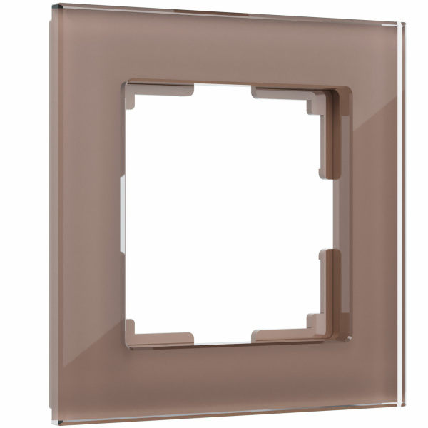 СНЯТ Favorit Рамка на 1 пост (латте, стекло) Werkel