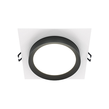 Встраиваемый светильник 1*GX53 15Вт Бело-черный IP20 Downlight DL086-GX53-SQ-WB Technical Maytoni