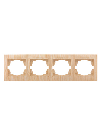 Рамка 4-х постовая горизонтальная сосна "Лама" TDM