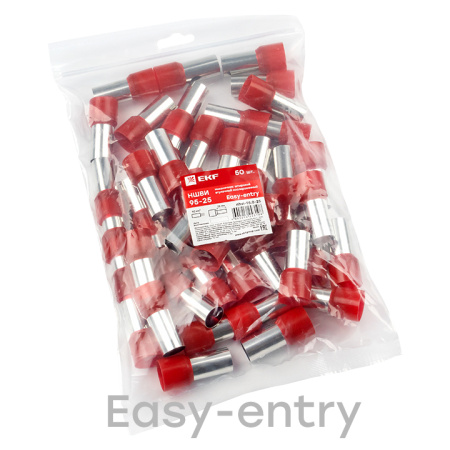 Наконечник штыревой втулочный НШвИ 95-25 (50шт) EKF