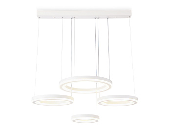 Подвесной светодиодный светильник с пультом FA4325/4 WH белый 3000K/4200K/6400K 168W 770*400*720 (ПДУ РАДИО 2.4G) Ambrella Light