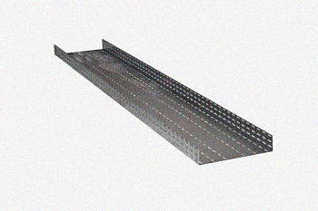 Лоток глухой ЛМГ 400х50х3000 УТ1,5, оцинкованный лист + окрашенный, S1,2