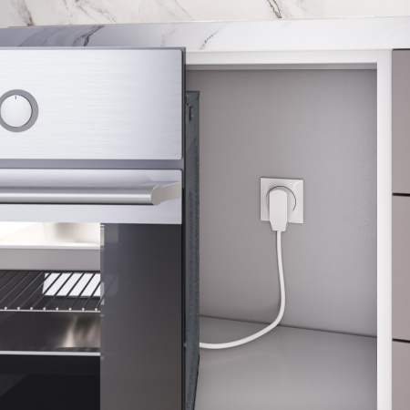 Розетка с вилкой для электроплиты 32А 250В (белый) СУ IP20 Werkel