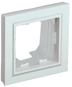BRITE Рамка 1-местная IP44 РУ-1-БрЖ-44 жемчуг IEK