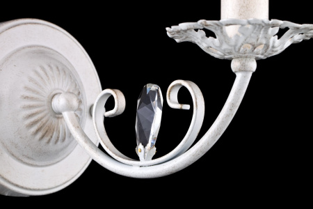 Настенный светильник (бра) 1*E14 40Вт Белый IP20 Bianchi FR2307-WL-01-WG Freya