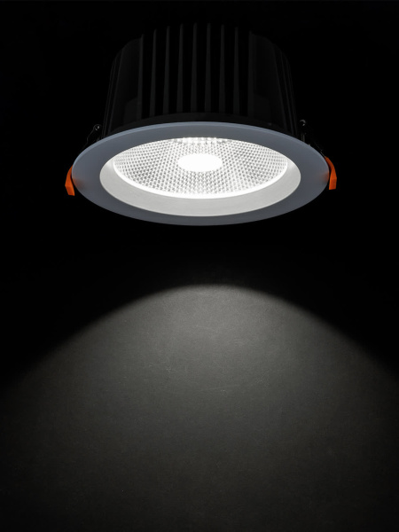 Светильник встраиваемый "Даунлайт" LED DCL-01-060 60 Вт, 4000 К, 80 Ra, IP20, прозрачный расс., TDM