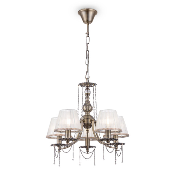 Люстра 5*E14 40Вт Латунь IP20 Rapsodi RC305-PL-05-R Maytoni