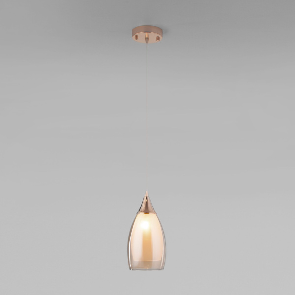 Подвесной светильник с плафоном 1*E14 15Вт золотой IP20 Cosmic (50085/1 золото) Eurosvet