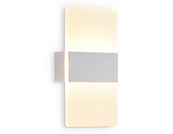 Настенный светодиодный светильник из акрила FW200 WH/FR белый/белый матовый LED 3000K/4200K/6400K 4W 220*110*40 Ambrella Light