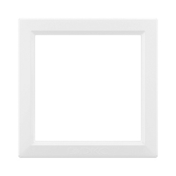 Декоративная вставка для металлических рамок "Avanti", белая, 1 пост (2 мод.) DKC