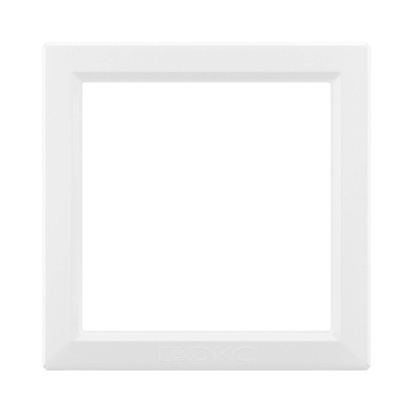 Декоративная вставка для металлических рамок "Avanti", белая, 1 пост (2 мод.) DKC