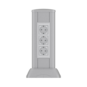 Миниколонна алюминиевая 0,35 м, цвет темно-серебристый металлик DKC