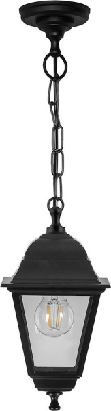 Светильник садово-парковый Feron НСУ 06-60-001 подвесной, 6-ти гранник 60W E27 230V, черный