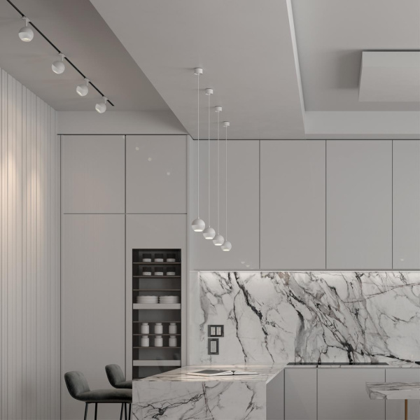 Св-к накл.,длина провода 2м IP20 GU10 9W 220V GARN белый NOVOTECH