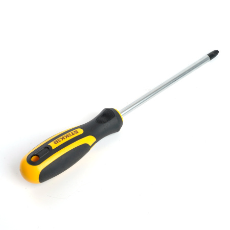 Отвертка крестовая STEKKER Ph 3 х 150 мм, Cr-V, SDM-PH3-150