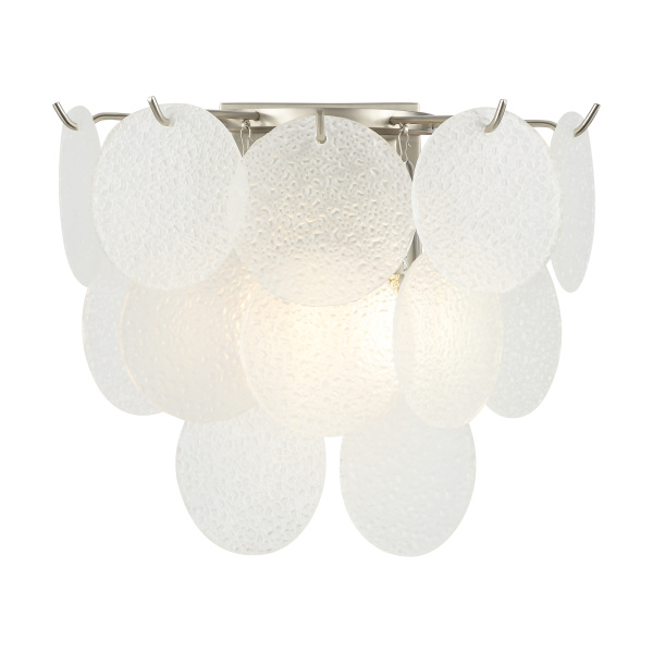 Настенный светильник (бра) 2*E14 60Вт Никель IP20 Porto FR5104WL-02N Freya