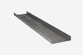 Лоток глухой ЛМГ 400х50х2000 УТ1,5, оцинкованный лист S1,2