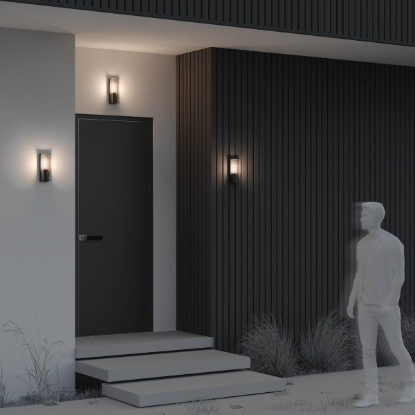 Настенный светильник (бра) 15Вт Графит IP65 Conf O450WL-01GF Outdoor Maytoni