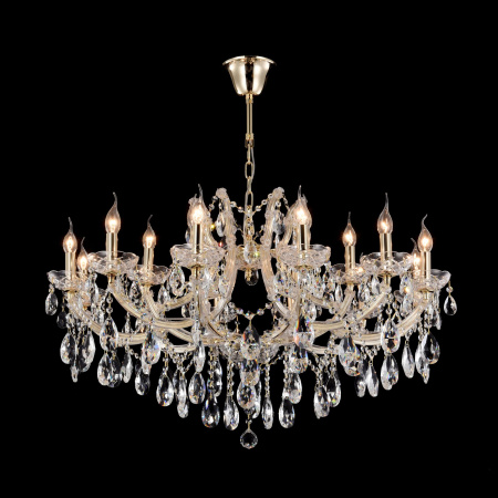 Люстра 18*E14 40Вт Золото IP20 Erna DIA880-PL-18-G Maytoni