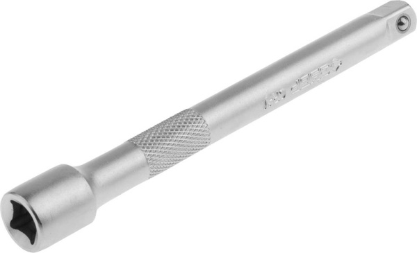 Удлинитель "Мастер" для торцовых головок (1/4"), Cr-V, хроматированное покрытие, 100мм ЗУБР
