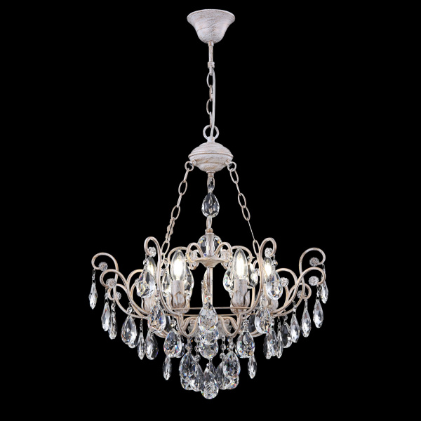 Люстра 6*E14 40Вт Белый с Золотом IP20 Veronica FR1002PL-06WG Freya