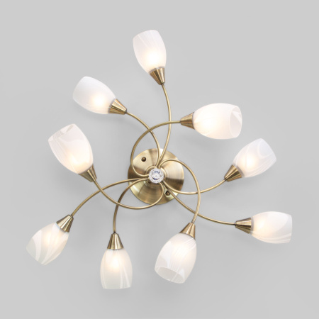 Люстра потолочная 9*E27 60Вт античная бронза IP20 Virginia (2275/9 античная бронза) Eurosvet