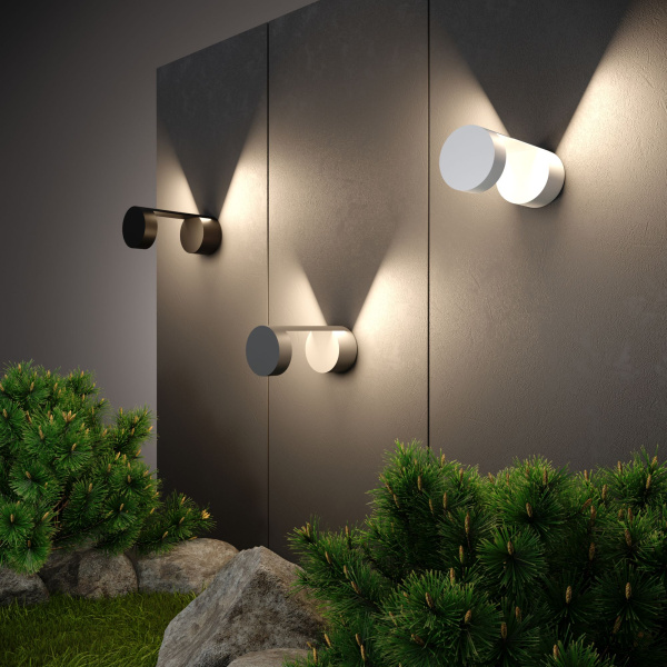 Уличный настенный светодиодный светильник 10Вт 4000К белый IP54 Nimbus (a053450) Elektrostandard