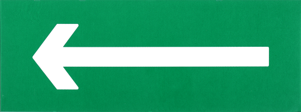 Самоклеящаяся этикетка 240х90мм "Направляющая стрелка" для ДПА IP20/54 IEK