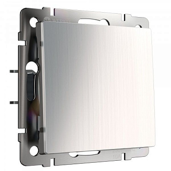 Встраиваемые механизмы Выключатель СУ 1 кл. проходной 10А глянцевый никель IP20 Werkel