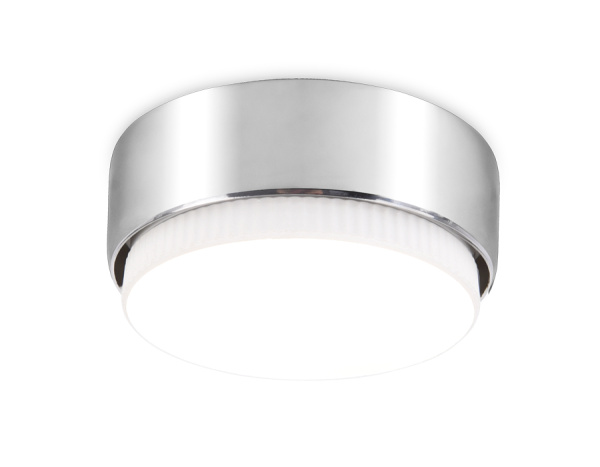 Накладной точечный светильник G102 CH хром GX53 D82*25 Ambrella Light