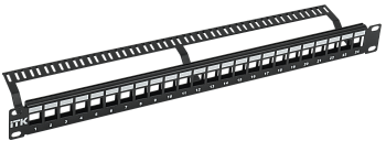 ITK 1U модульная патч-панель UTP 24 порта