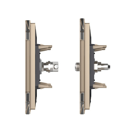 Розетка ТВ/Спутниковая SAT Золотая Livolo